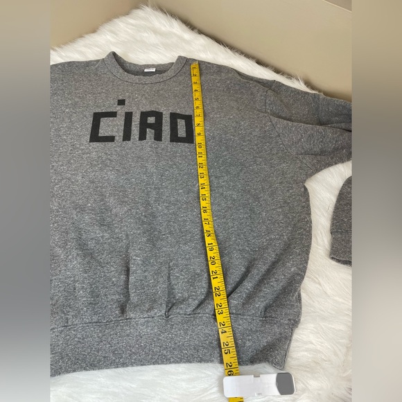 Clare V Heather Gray Crew Neck Sweater - Picture 11 of 14